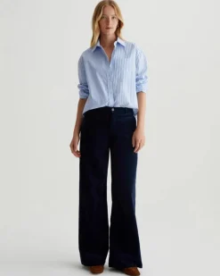 Adriano Goldschmied Jeans Stella Wide Leg Corduroy Palazzo Pant