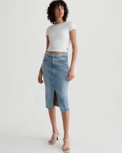 AG Jeans Alicia Denim Skirt