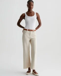 AG Jeans Saige Wide Leg Crop Jeans Multiple Colors