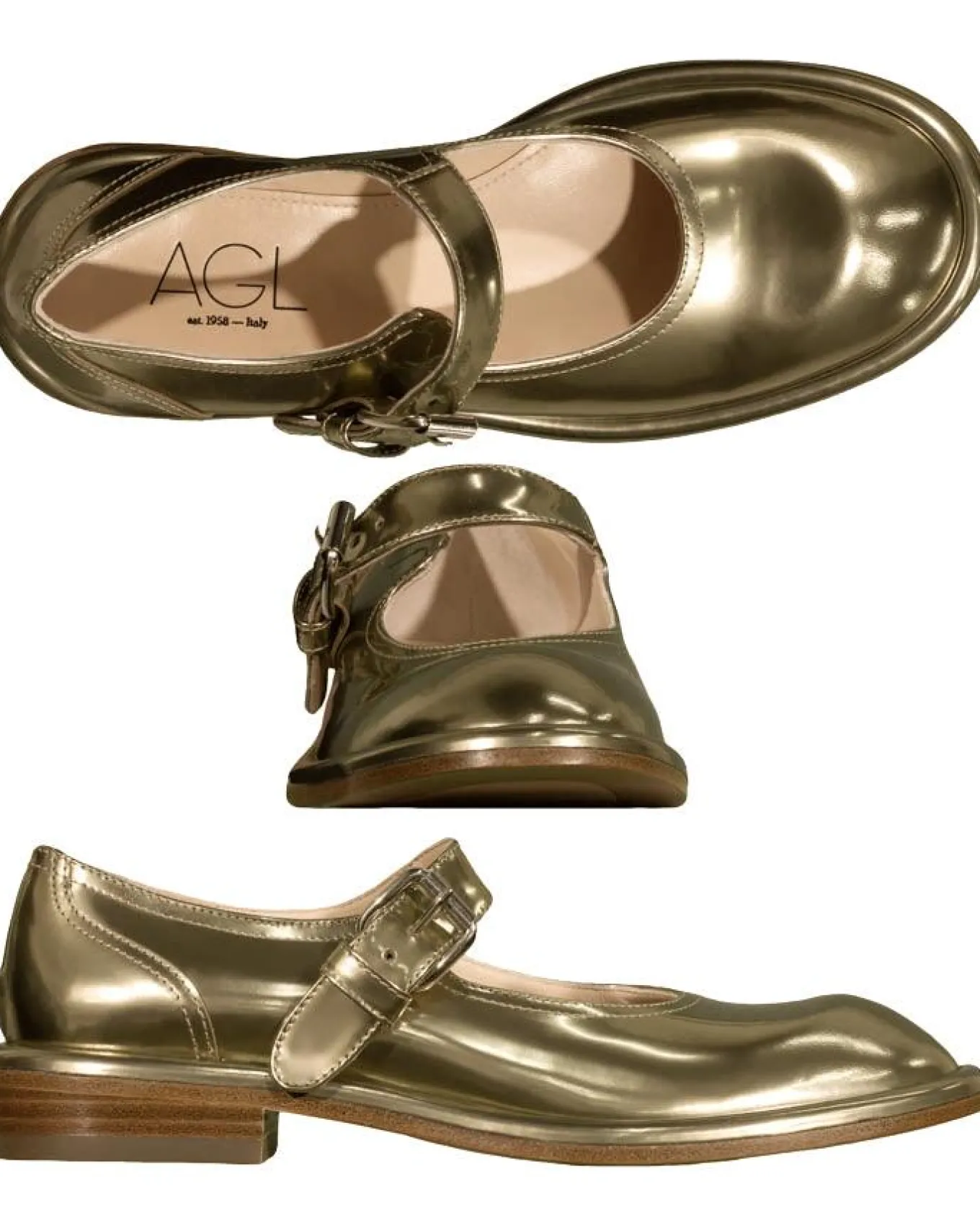 AGL Alison BeBe Ballet Flat Shoe