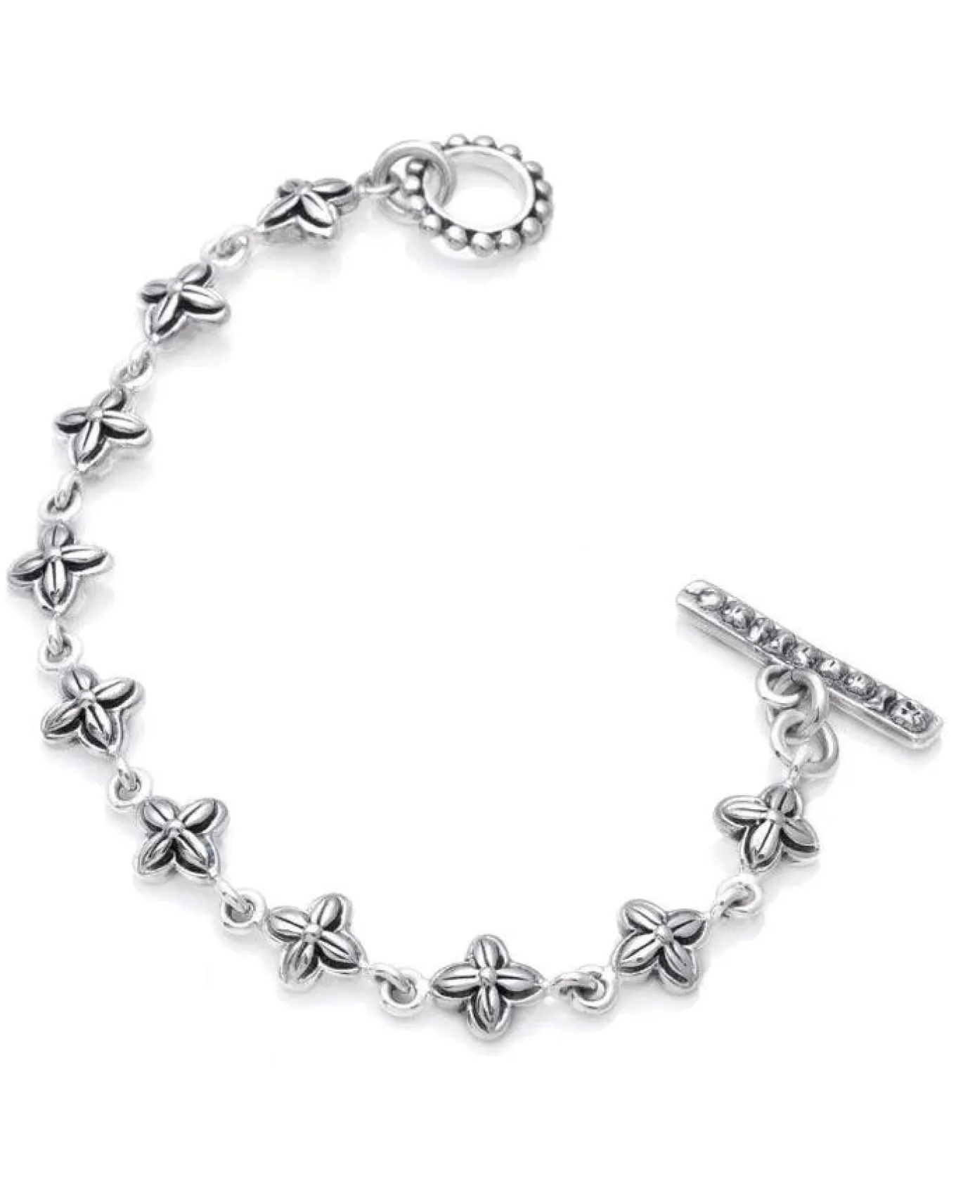 Bloodline Design Antique Floral Link Bracelet