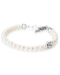 Bloodline Design Petite Pearl Trilogy Bracelet
