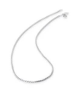 Bloodline Design Rounded Box Link Chain Necklace