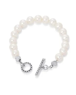 Bloodline Design White Pearl Bracelet