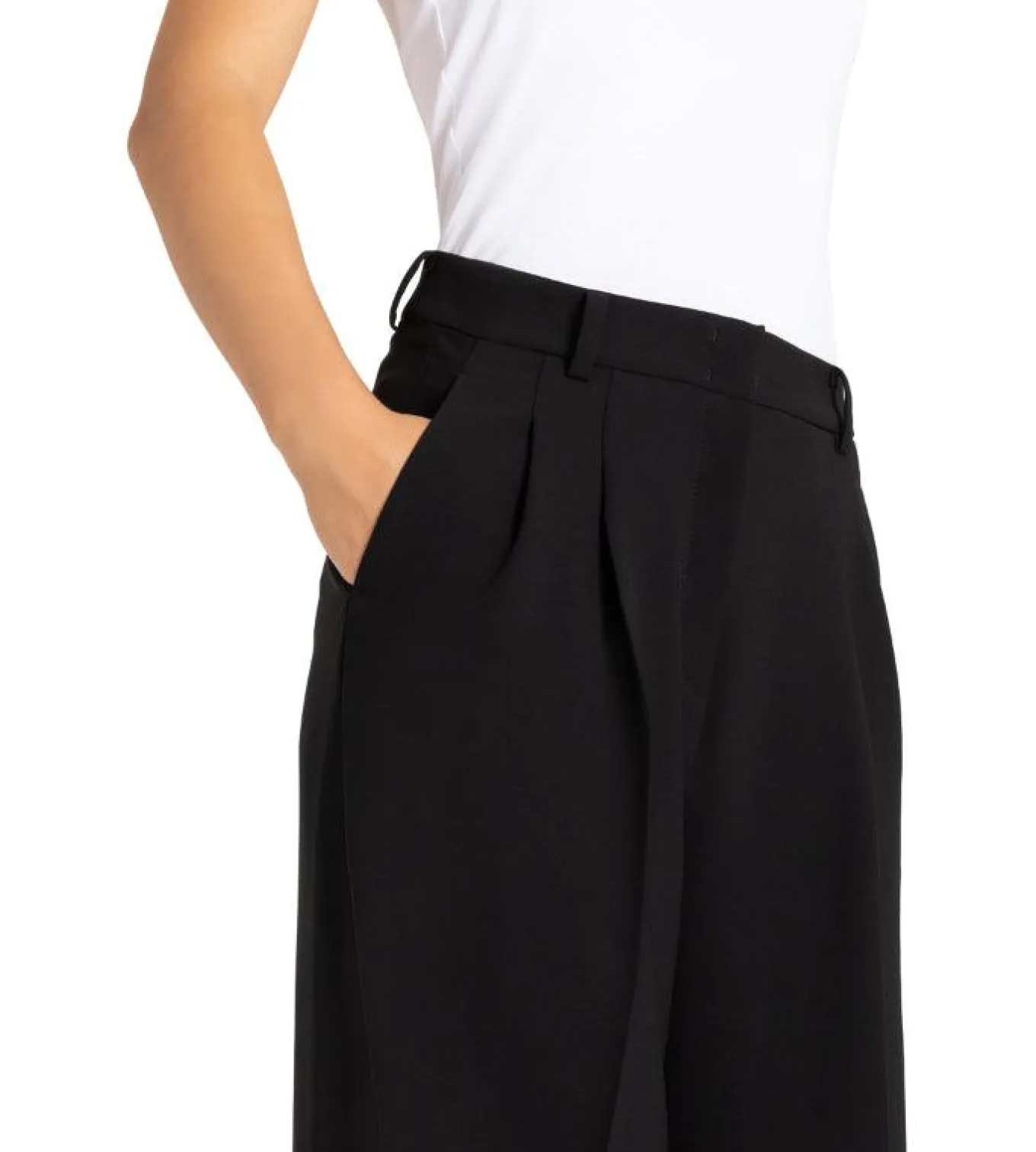 Cambio Anny Drapy Pleated Pant