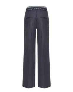 Cambio Ava Double Waist Pinstripe Pant