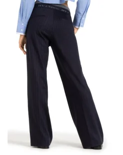 Cambio Ava Double Waist Pinstripe Pant