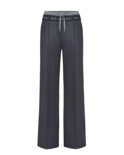 Cambio Ava Double Waist Pinstripe Pant