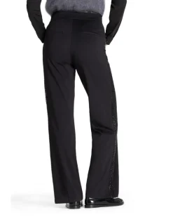 Cambio Ava Side Stud Sequin Stripe Pant