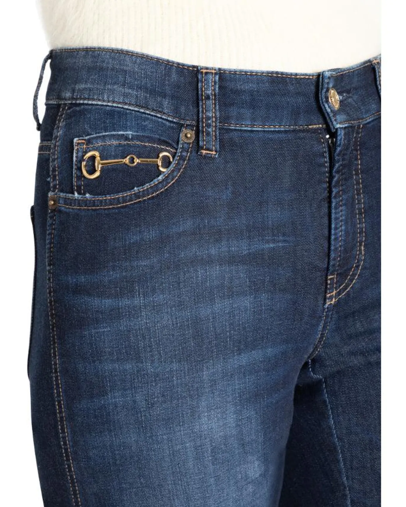Cambio Francesca Coin Pocket Detail Jeans