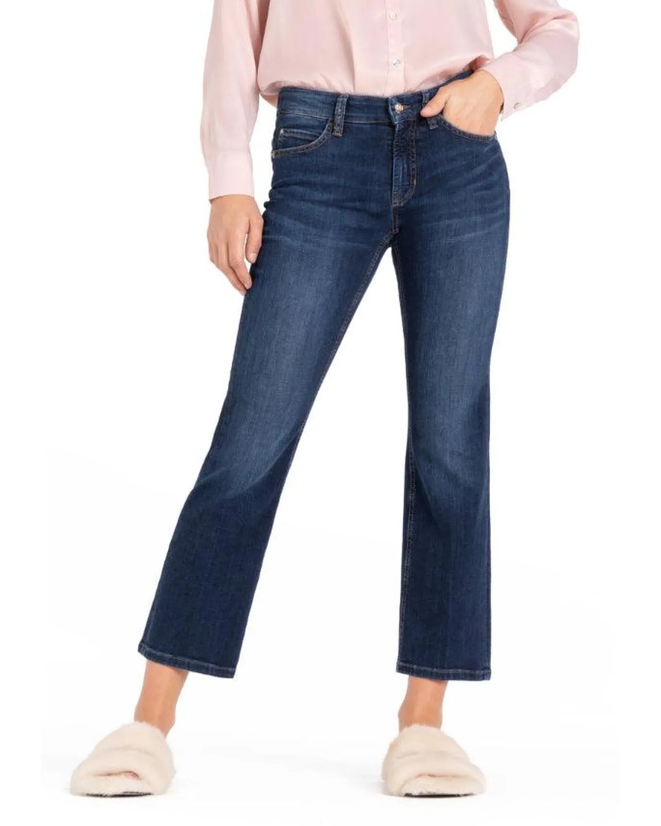 Cambio Paris Easy Kick Flare Denim Ankle Jeans