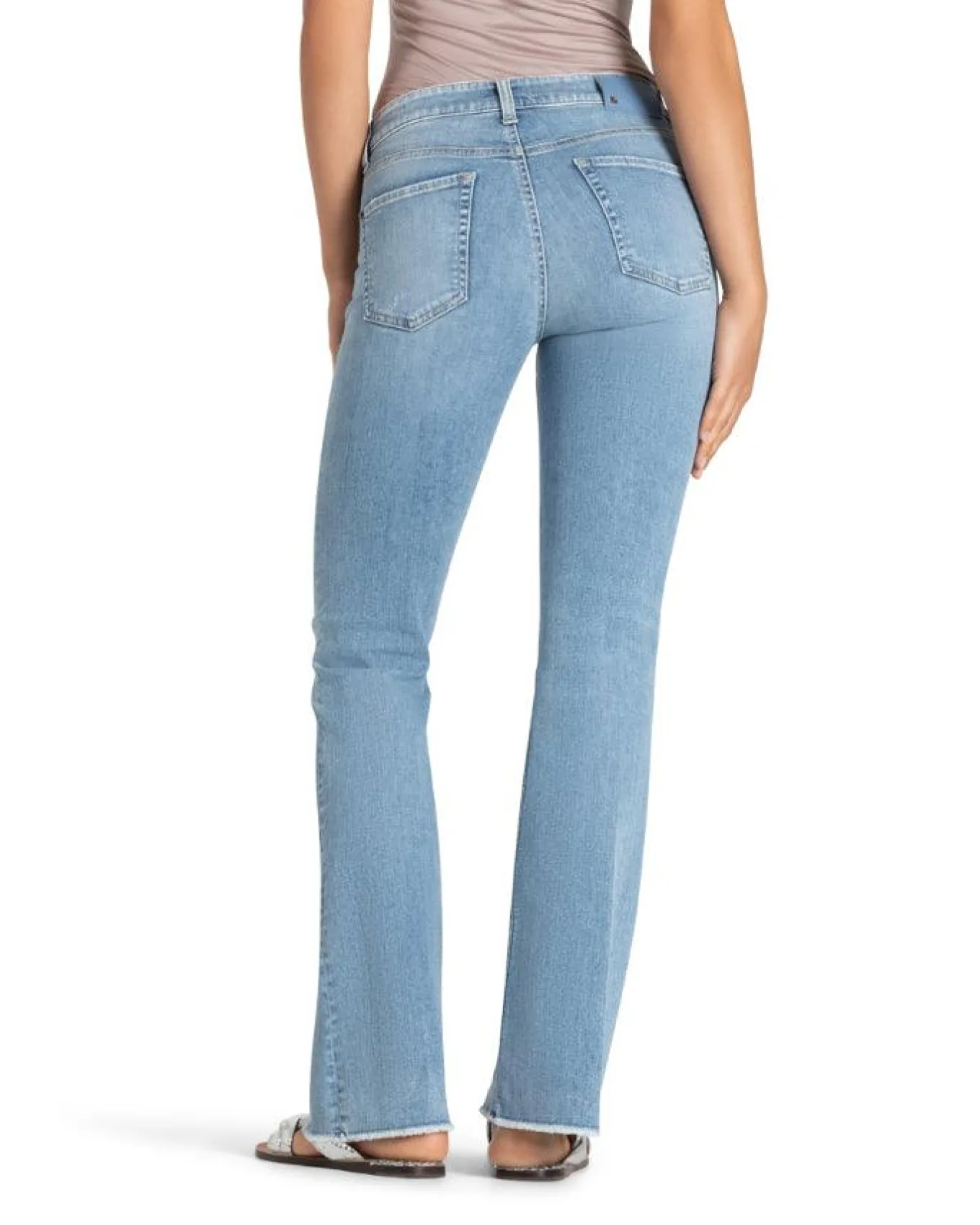 Cambio Paris Flare Summer Fringe Jeans