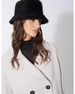 Cinzia Rocca Fur Effect Wool Fisherman Hat