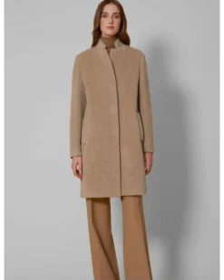 Cinzia Rocca Mid Length Wool Alpaca Coat