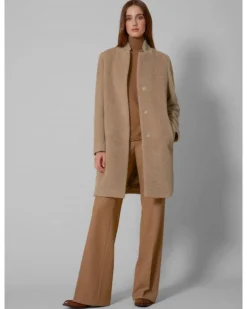Cinzia Rocca Mid Length Wool Alpaca Coat