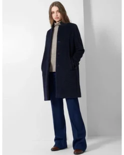 Cinzia Rocca Mid Length Wool Alpaca Coat