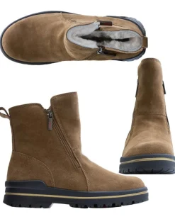 Dama Suede Dual Zip Boot