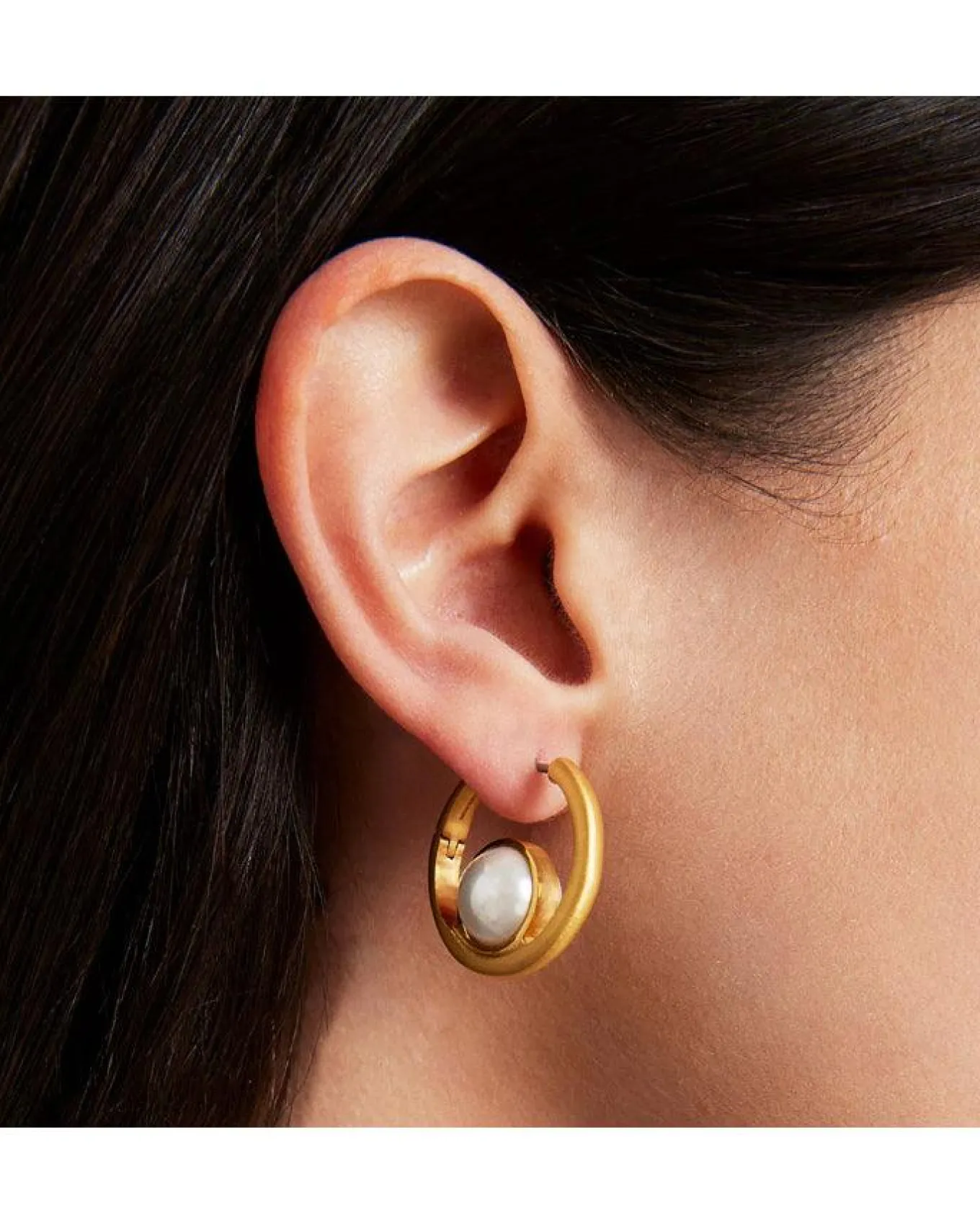 Dean Davidson Laguna Floating Huggie Hoops