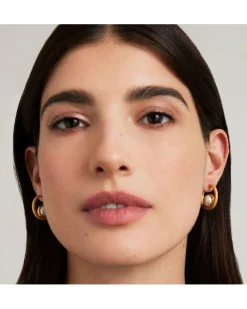 Dean Davidson Laguna Floating Huggie Hoops