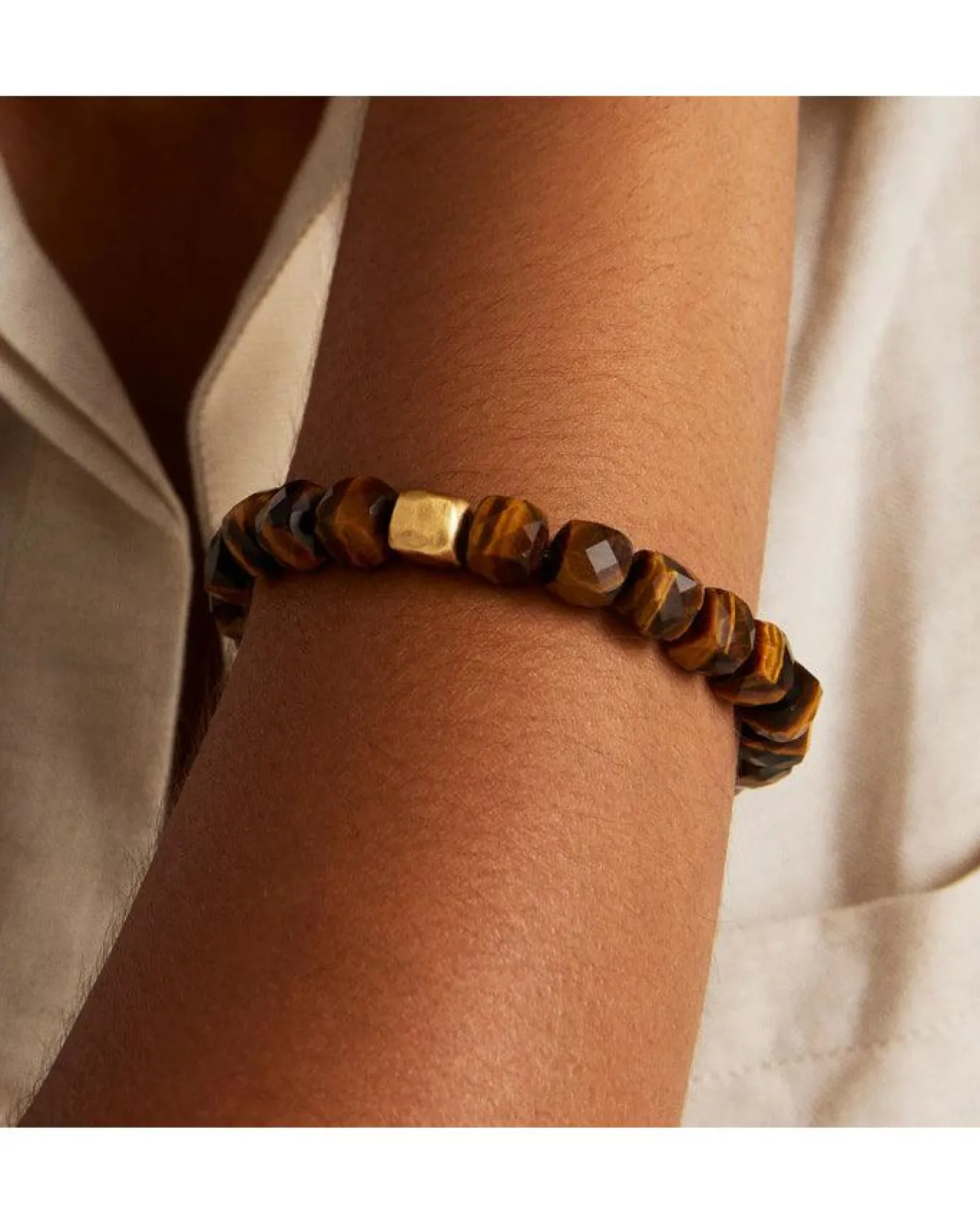 Dean Davidson Nomad Beaded Tiger's Eye Bracelet