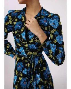 Diane Von Furstenberg Phoenix Reversible Mesh Wrap Dress