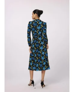 Diane Von Furstenberg Phoenix Reversible Mesh Wrap Dress