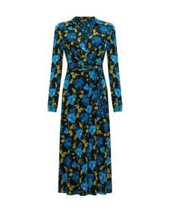 Diane Von Furstenberg Phoenix Reversible Mesh Wrap Dress