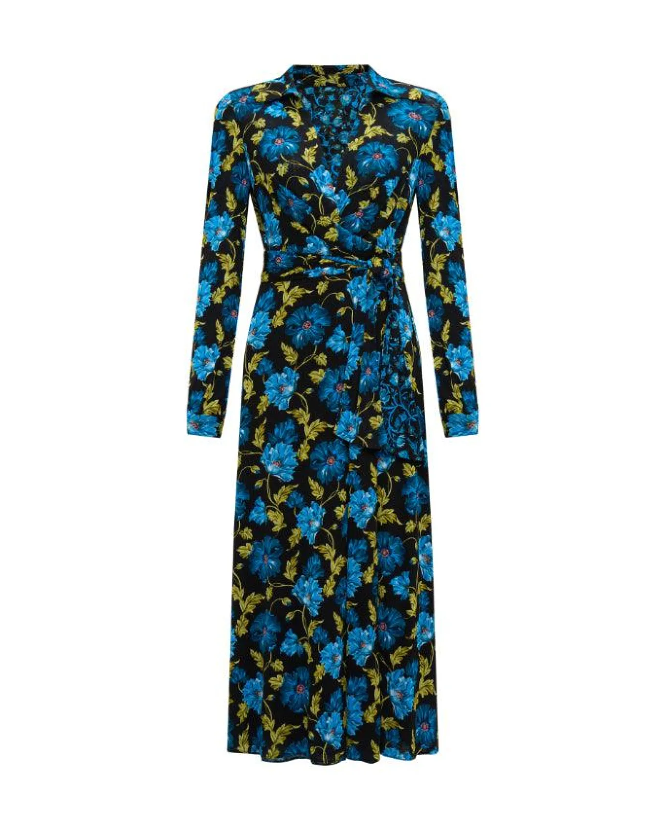 Diane Von Furstenberg Phoenix Reversible Mesh Wrap Dress
