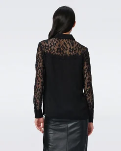 Diane Von Furstenberg Primrose Lace Blouse