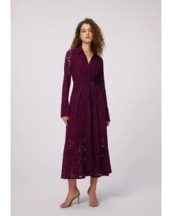 Diane Von Furstenberg Regent Lace Midi Dress