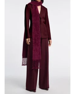 Dorothee Schumacher Emotional Essence Wide Leg Pants Dark Burgundy