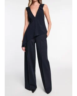 Dorothee Schumacher Emotional Essence Wid Leg Pants Dark Navy