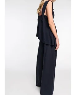 Dorothee Schumacher Emotional Essence Wid Leg Pants Dark Navy