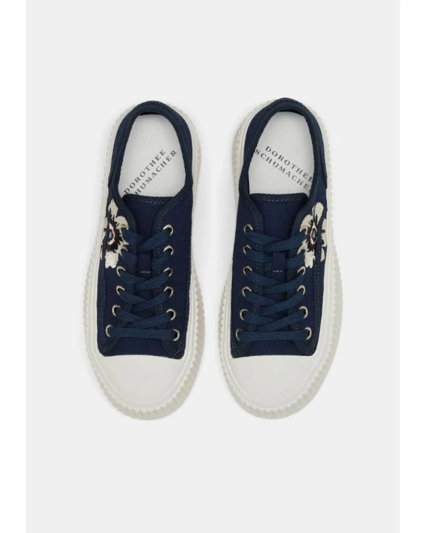 Dorothee Schumacher Floral Sportiness Embroidered Sneaker