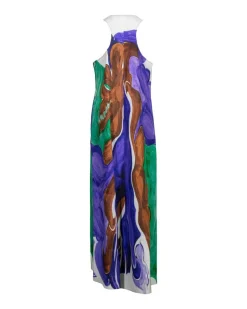 Dorothee Schumacher Rainbow Flames Dress