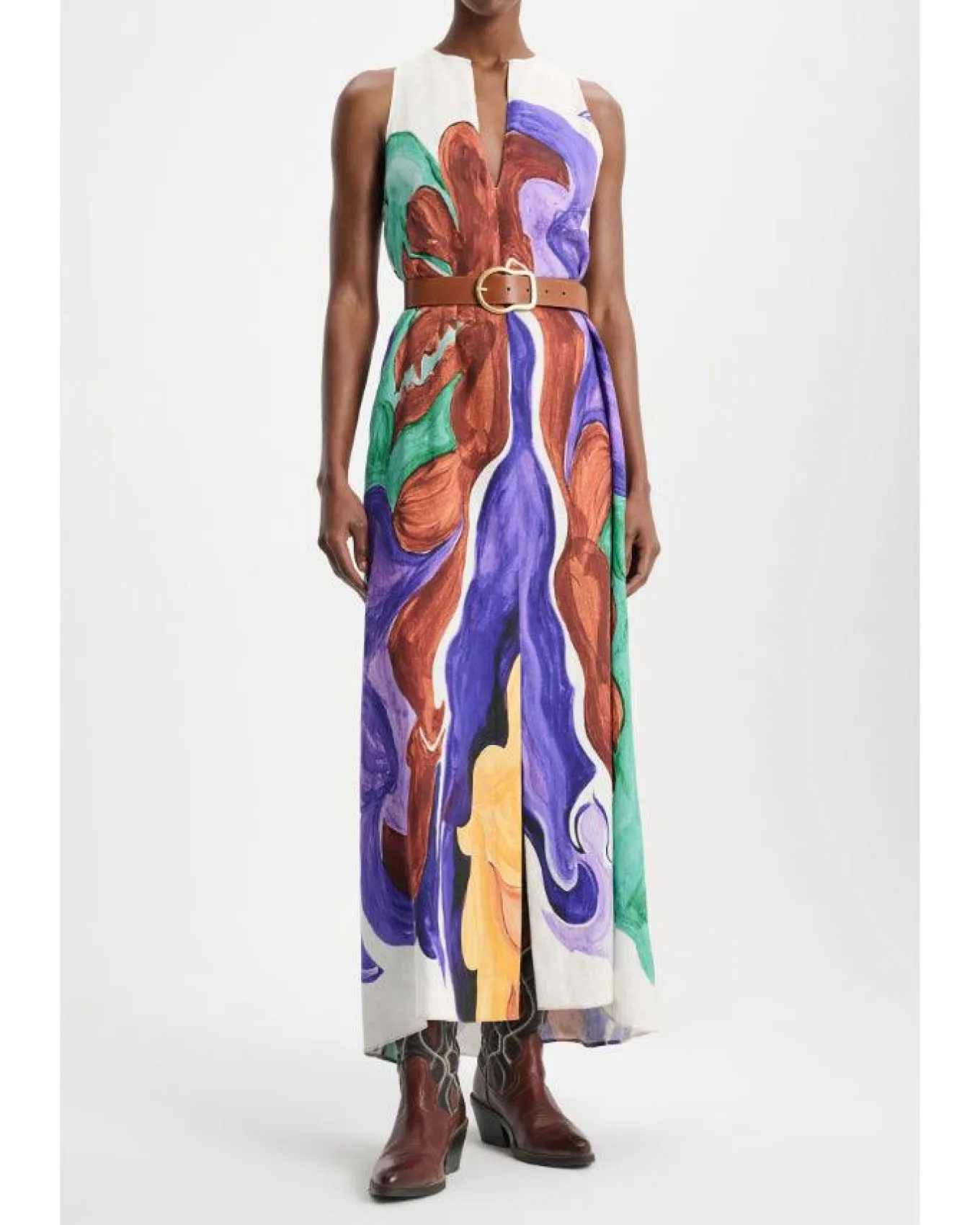 Dorothee Schumacher Rainbow Flames Dress