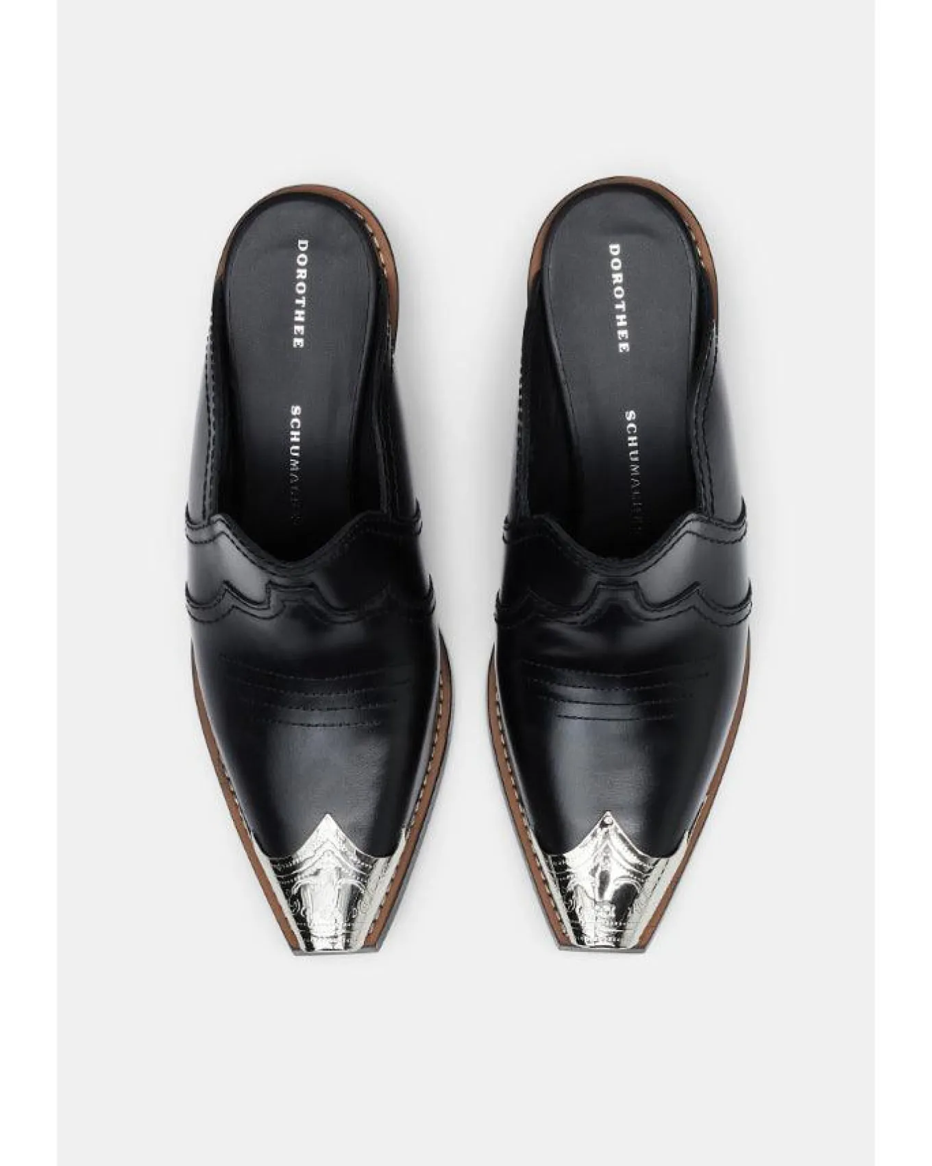 Dorothee Schumacher Western Coolness Mule Cow Sandal