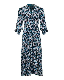 DVF Gil Floral Print Dress