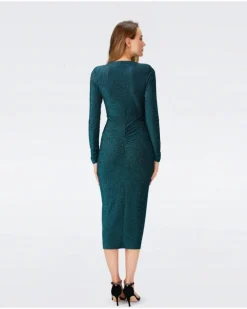 DVF Hades Metallic Dress