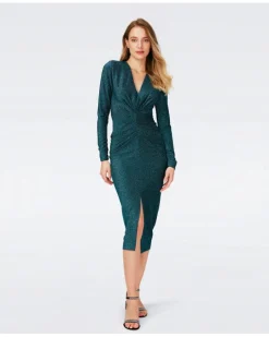 DVF Hades Metallic Dress