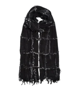 Echo Faux Fur Plaid Wrap