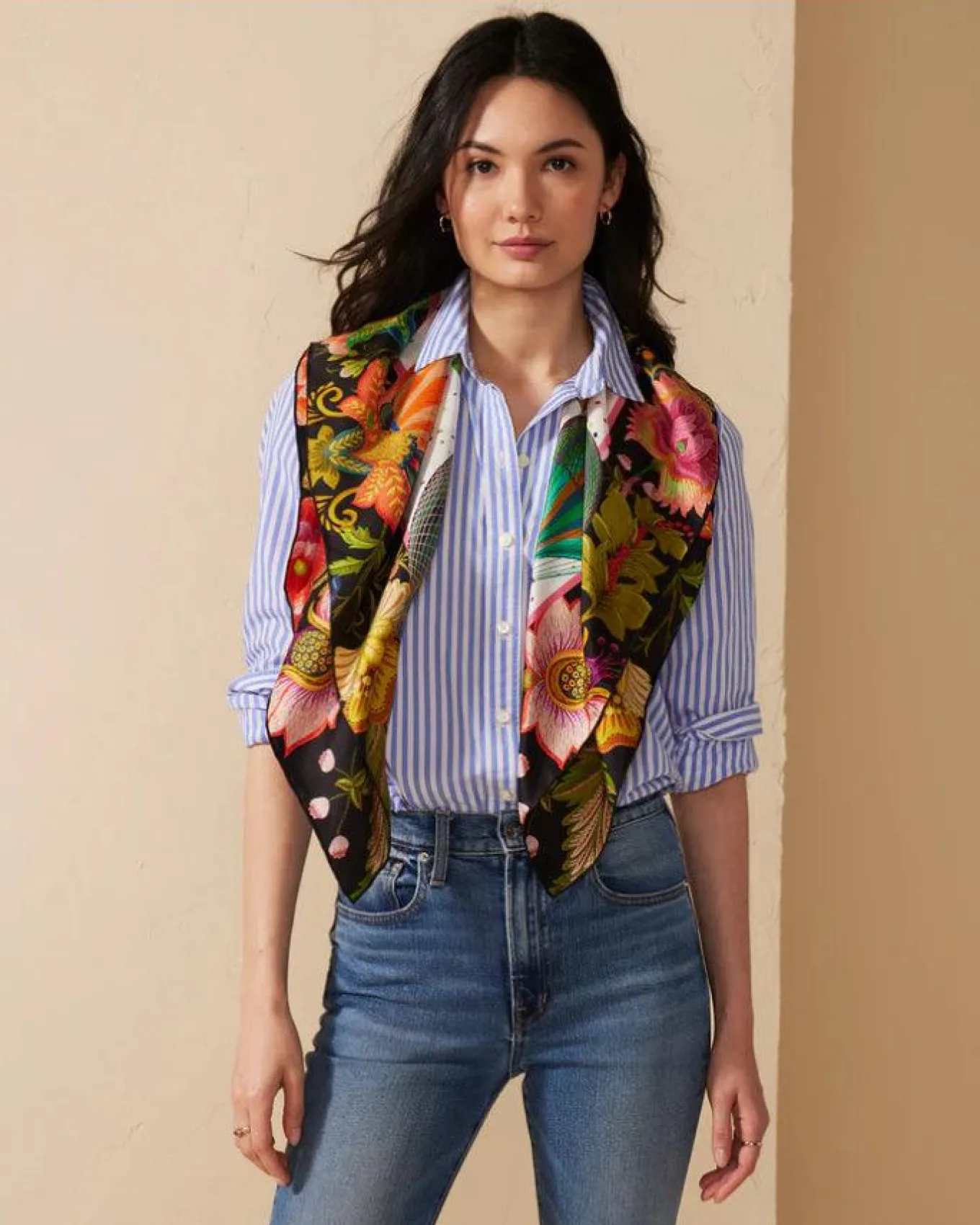 Echo Up Up And Away Silk Scarf