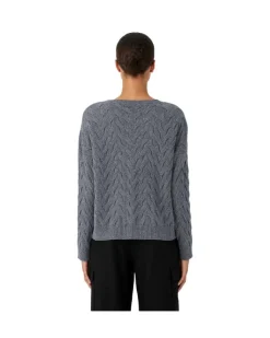 Eileen Fisher Cashmere Blend Cable Knit Pullover