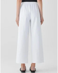 Eileen Fisher Cotton Blend Ponte Wide Leg Pant