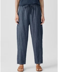 Eileen Fisher Cotton Lantern Cargo Pant