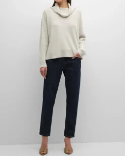 Eileen Fisher Cowl Neck Chenille Pullover