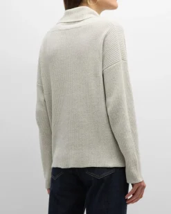 Eileen Fisher Cowl Neck Chenille Pullover