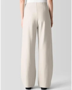Eileen Fisher Felted Wool Jersey Wide Leg Pant