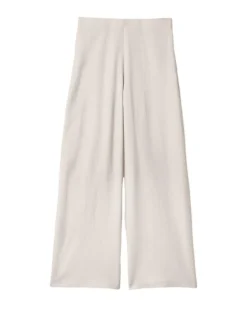 Eileen Fisher Felted Wool Jersey Wide Leg Pant