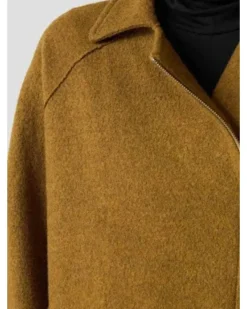 Eileen Fisher Lightweight Boiled Wool Motorcycle Jacket